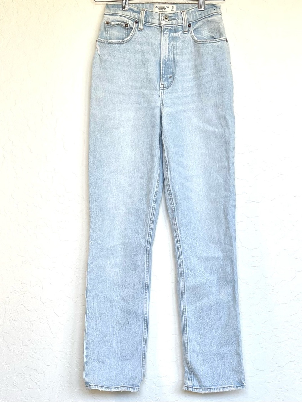 Abercrombie & fitch Curve Love Ultra High Rise 90s Straight Jean Size 0/25 Reg